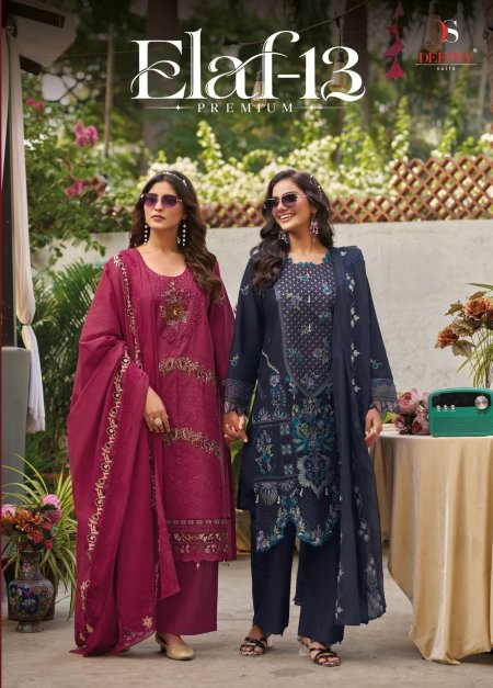 Elaf Pashmina Vol 3 By Deepsy Pure Cotton Salwar Suits